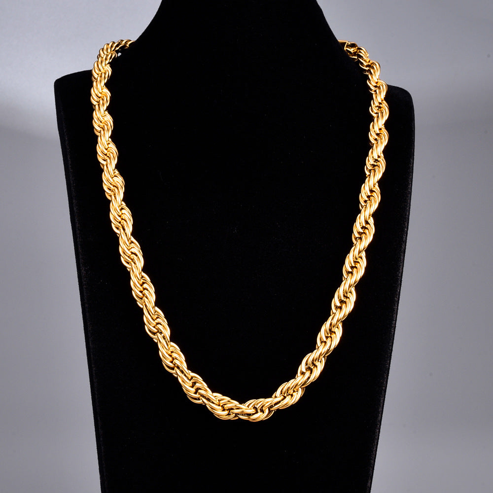Spirale d’Or - Twisted Chain 18K Gold Plated