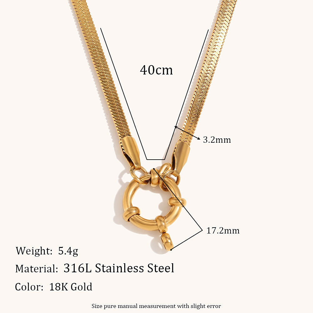 Liaison Dorée - 18K Gold Plated Chain Necklace