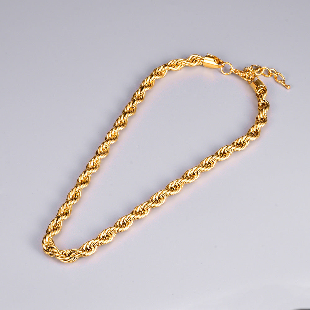 Spirale d’Or - Twisted Chain 18K Gold Plated