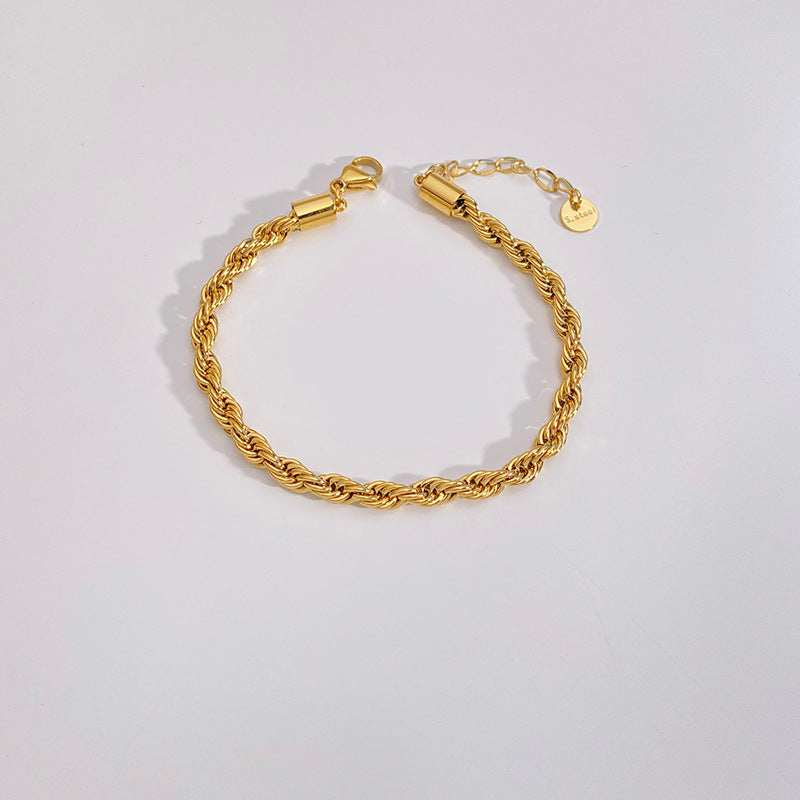 Lien Doré - Gold Chain Bracelets 16K Gold Plated