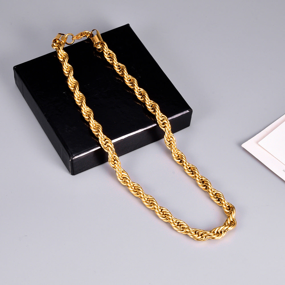 Spirale d’Or - Twisted Chain 18K Gold Plated