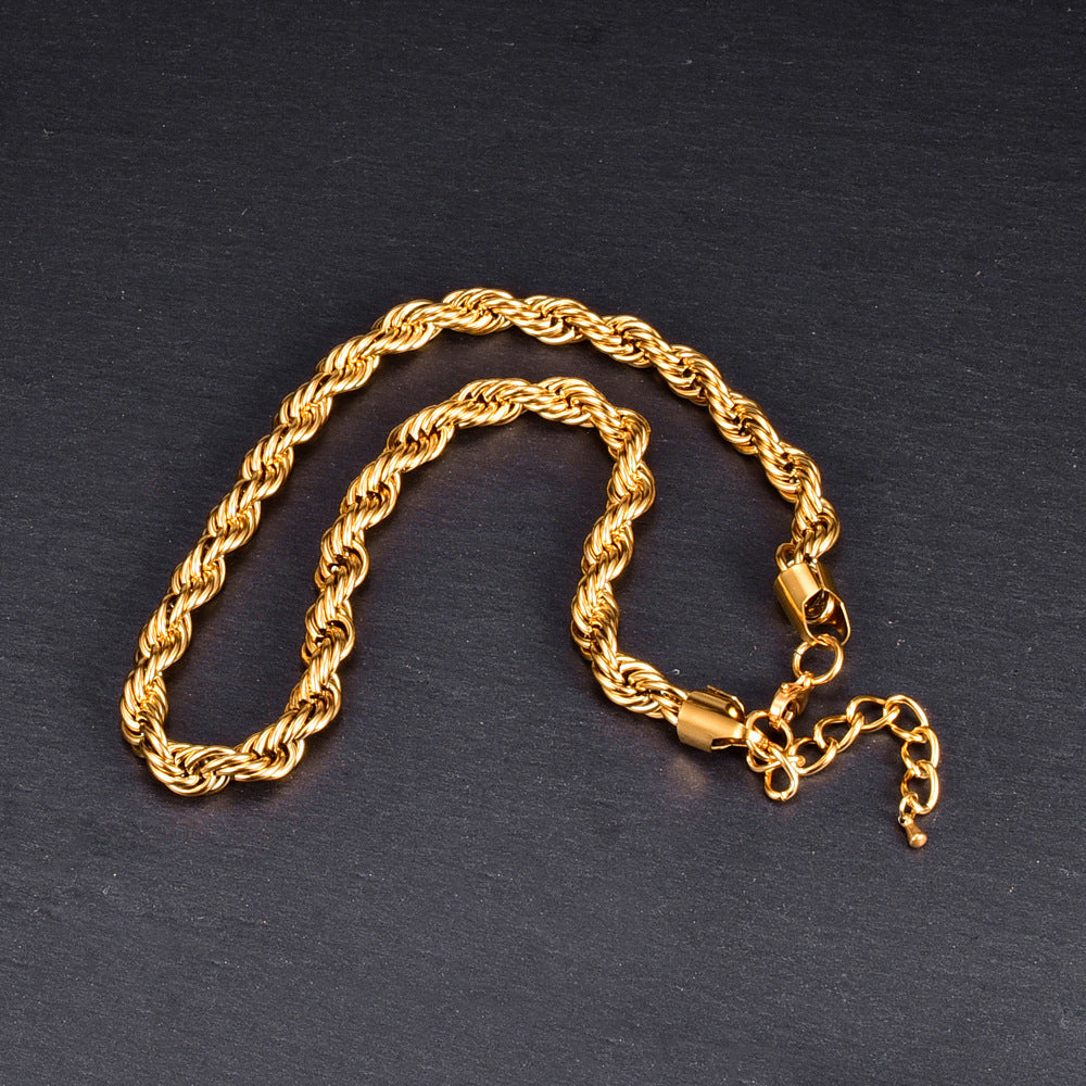 Spirale d’Or - Twisted Chain 18K Gold Plated