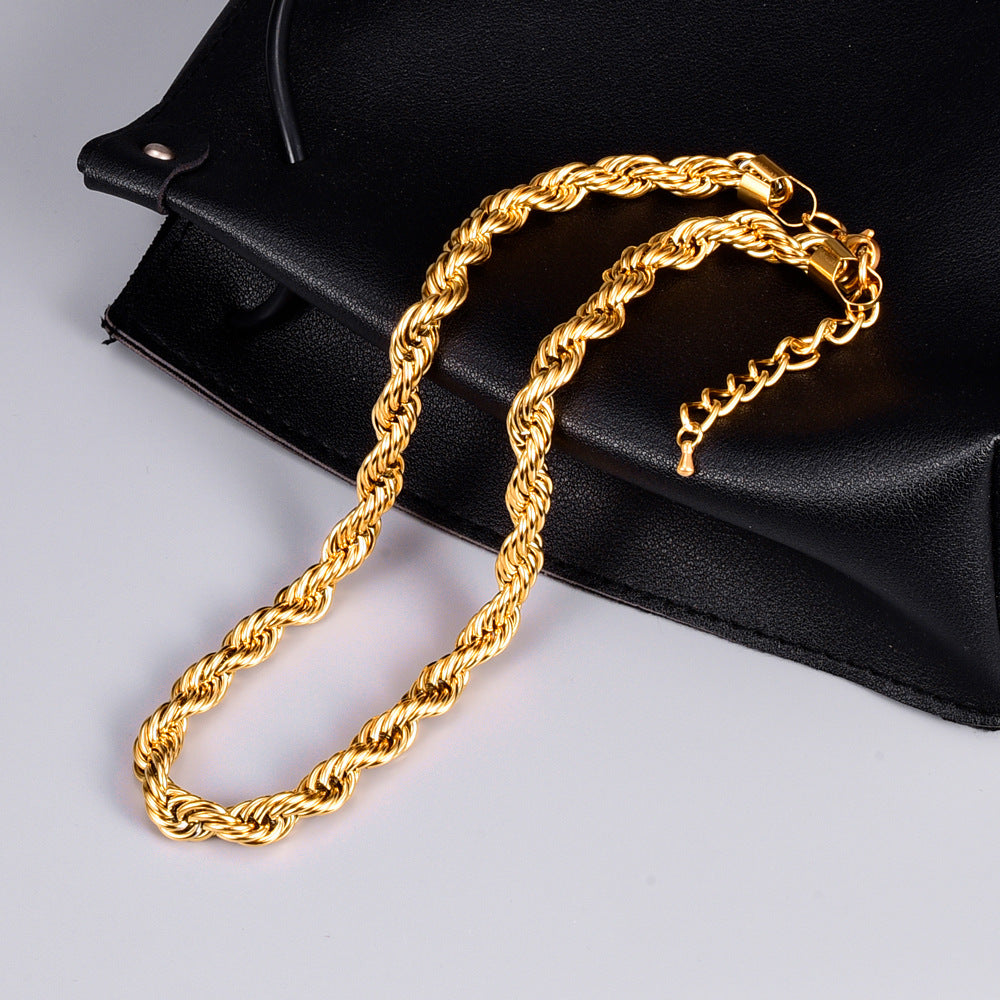 Spirale d’Or - Twisted Chain 18K Gold Plated