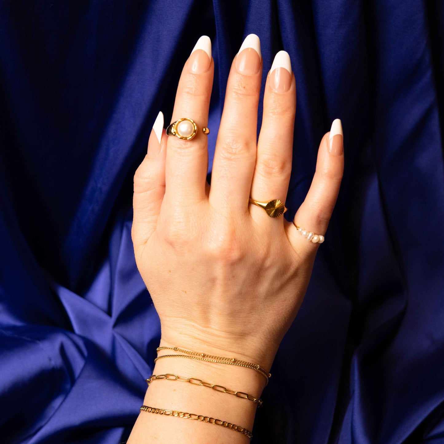 Reflets d’Eau - Freshwater Pearl Ring 18K Gold Plated