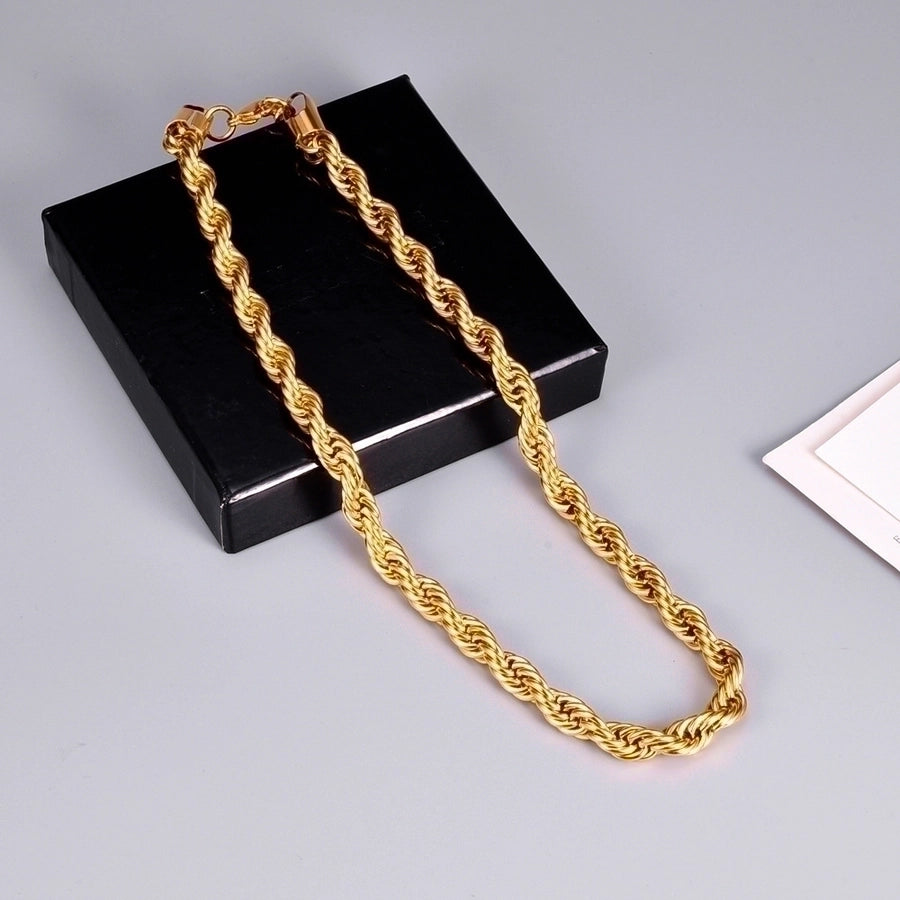 Spirale d’Or - Twisted Chain 18K Gold Plated