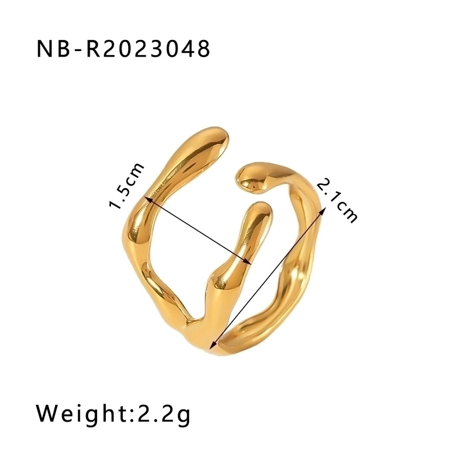 Tressage d’Or - Gold Ring 18K Gold Plated