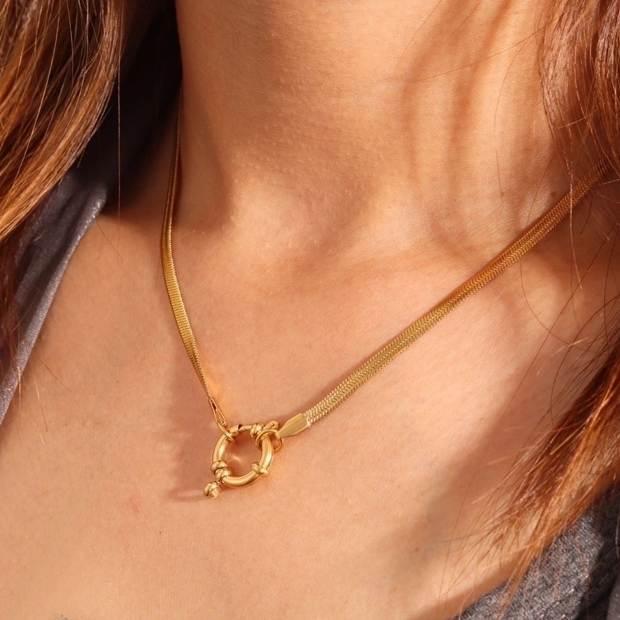 Chaîne de Souvenirs - 18K Gold Plated Pendant Necklace