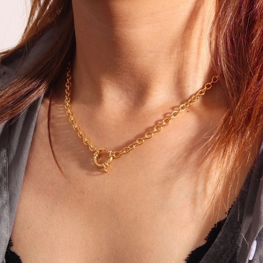Chaîne de Souvenirs - 18K Gold Plated Pendant Necklace