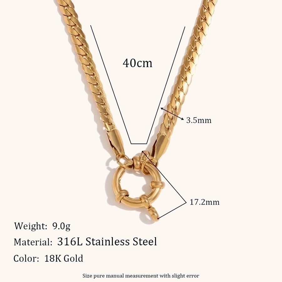 Liaison Dorée - 18K Gold Plated Chain Necklace
