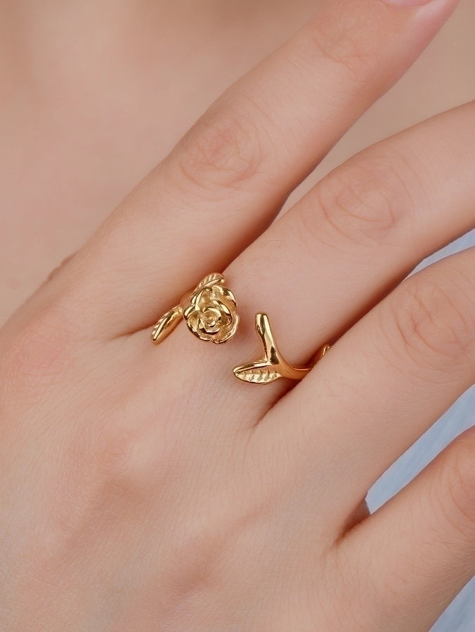 Fleur Dorée - 18K Gold Plated Ring