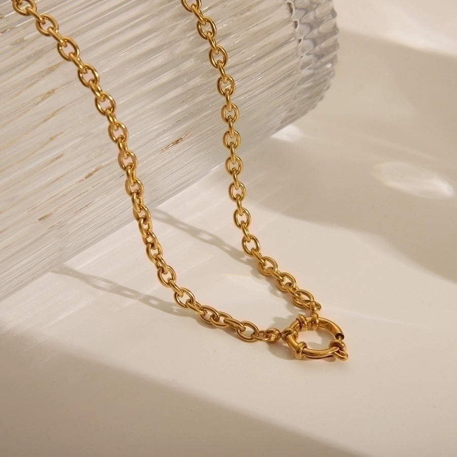 Chaîne de Souvenirs - 18K Gold Plated Pendant Necklace