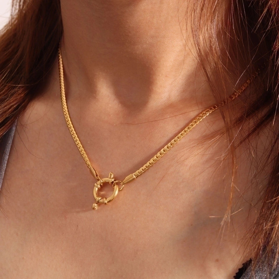 Chaîne de Souvenirs - 18K Gold Plated Pendant Necklace