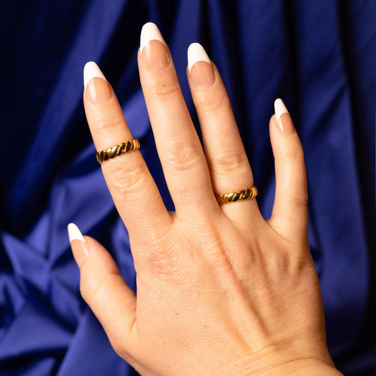 Torsade d’Or - Gold Rope Ring 18k Gold Plated