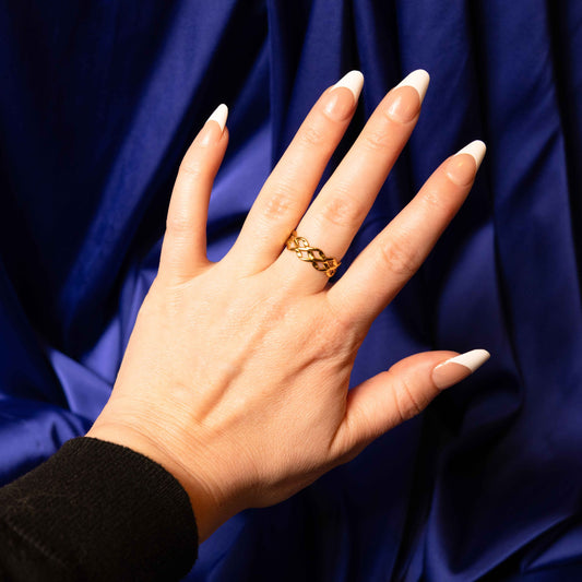 Tressage d’Or - Gold Ring 18K Gold Plated
