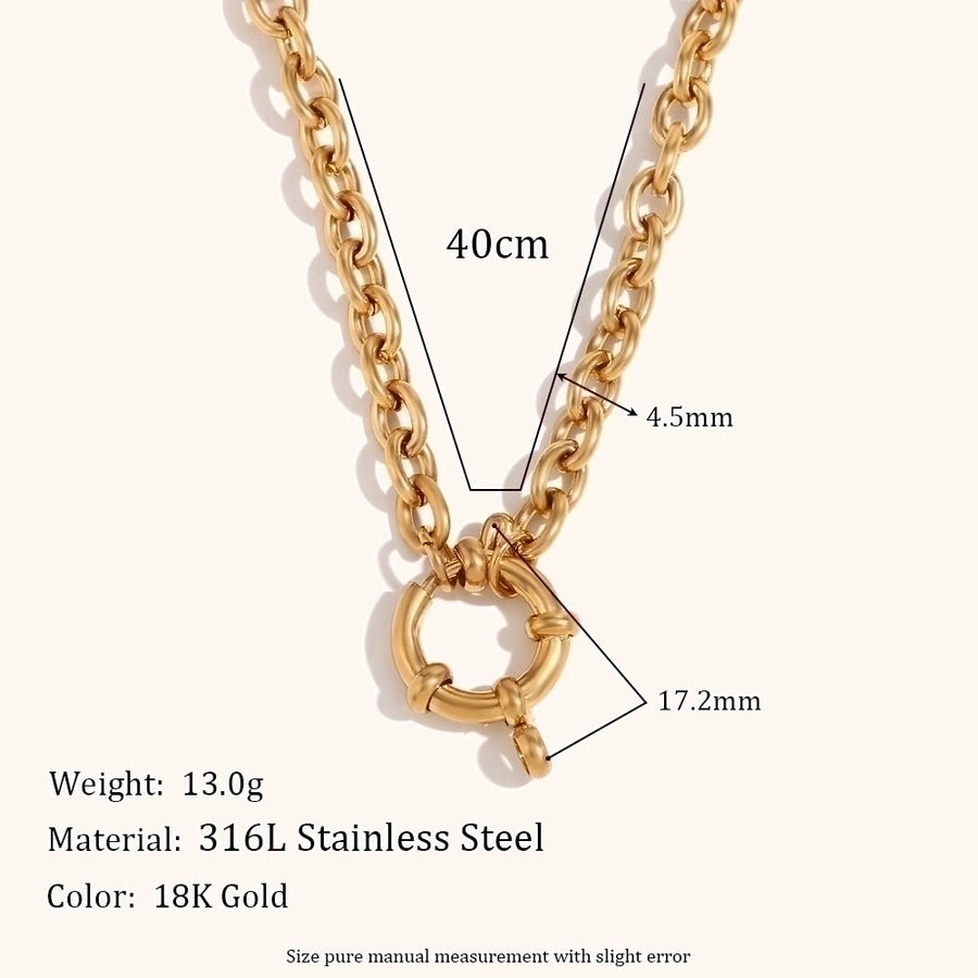 Liaison Dorée - 18K Gold Plated Chain Necklace
