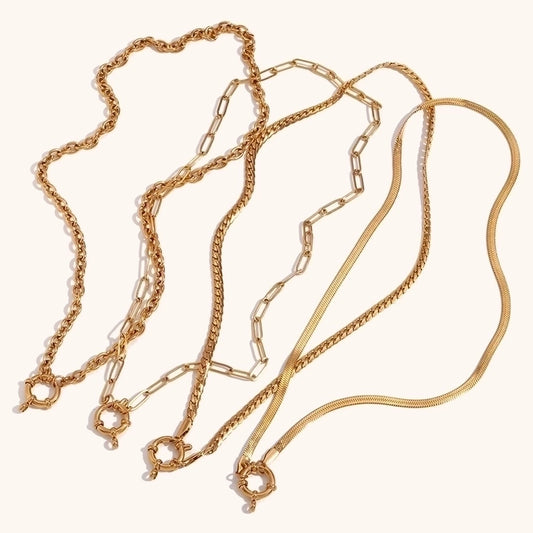 Liaison Dorée - 18K Gold Plated Chain Necklace
