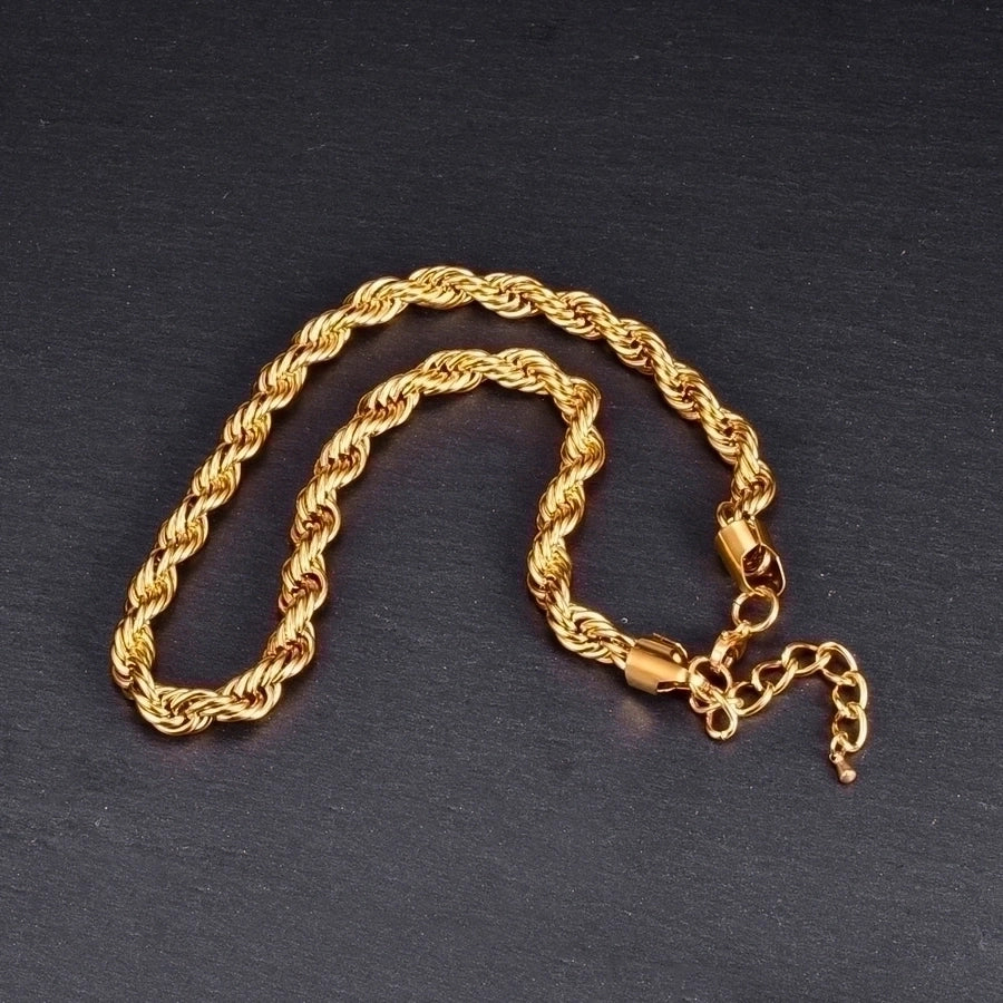Spirale d’Or - Twisted Chain 18K Gold Plated